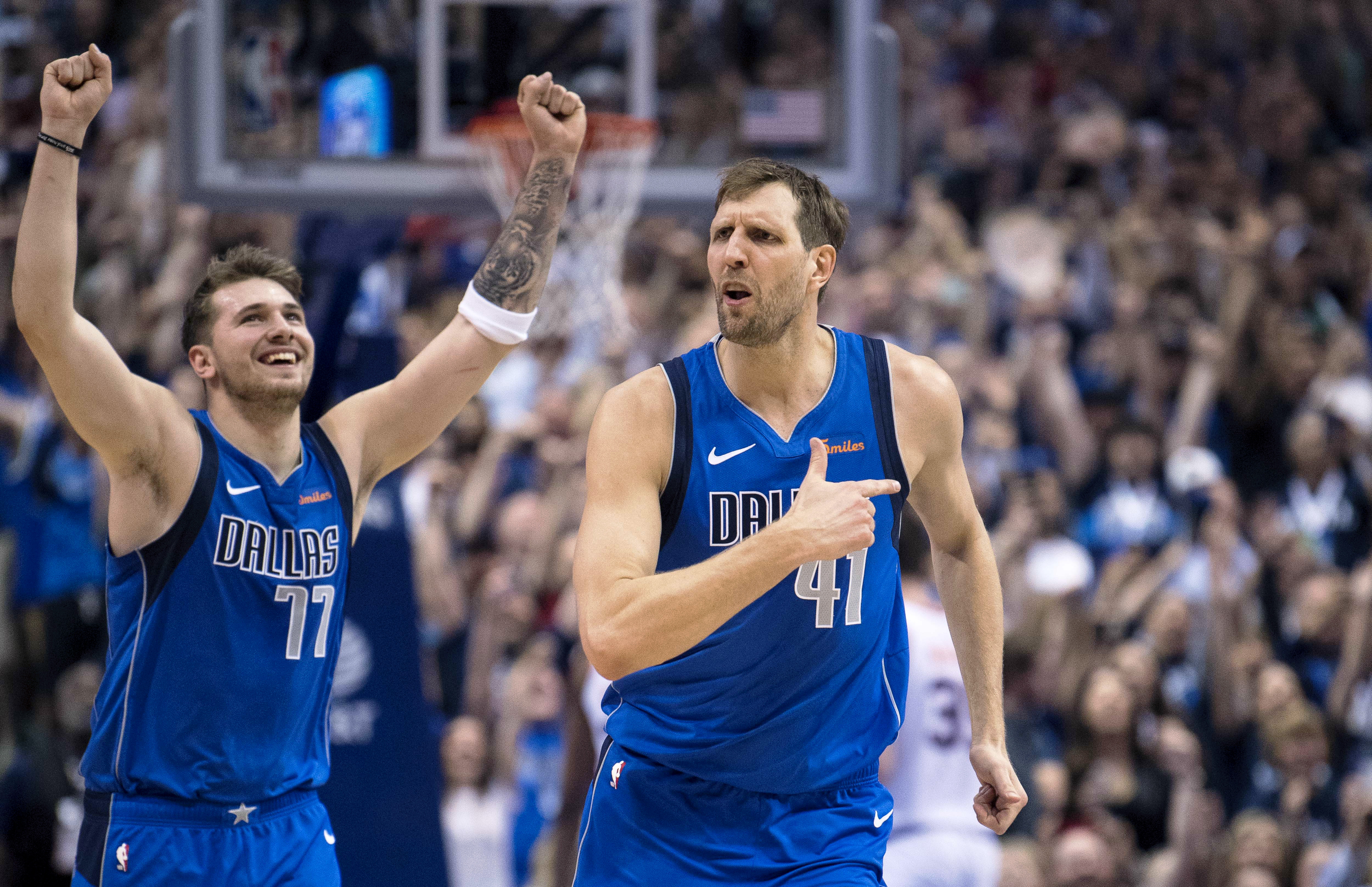Luka Doncic Dirk Nowitzki